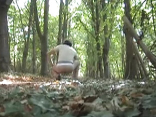 Hanging around in forest