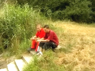 3 lads bareback sex