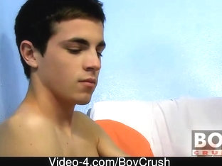 Riding hard gay cock anally after BJs