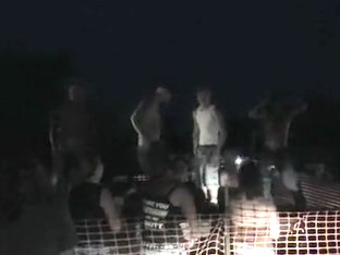 Buttocks Contest at Party Lite Jam