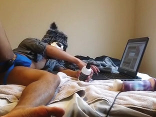 First Time Furry Toy Fuck: part 1