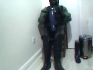 rubber chest wader jerk off
