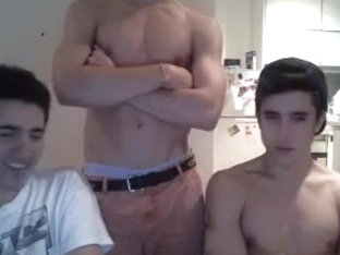 three Hottest Straight Argentine Mates Show Muscular Butts On Livecam