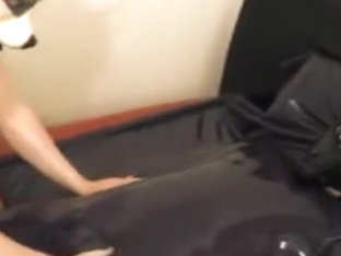 Sealed in a Vacbed and Teased by a Puppy!