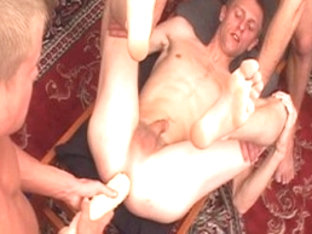 Hottest male pornstar in exotic masturbation, tattoos gay sex scene