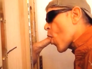 Gloryhole- Thick-dick Redhead and Helmet-head strapon buddy