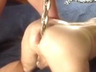 Chain and fisting deep ass
