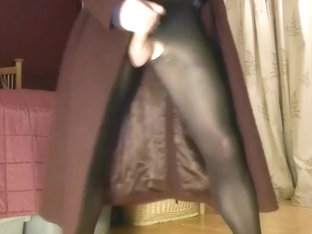 Ripped tights pantyhose