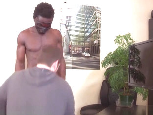 Maskurbate Masked Ebony Hunk With His BBC