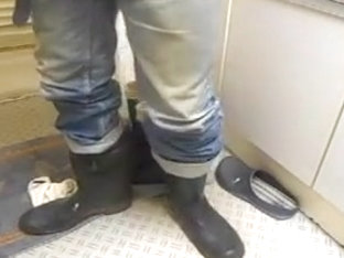 nlboots - dark boots jeans piddle