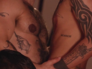 Ty Mitchell & Francois Sagat & Mickey Taylor & DeAngelo Jackson in Tom of Finland - Future Erotica.