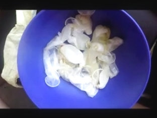 frozen Cum Condom Collection
