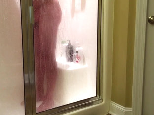 Quick shower and leg shaving.