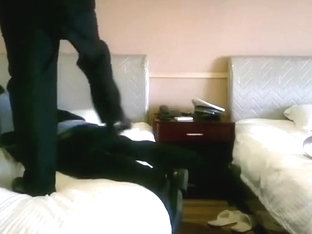 Strong Chinese Police Officers Play with Suit (Little Master & Slave)