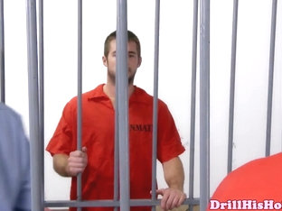 Anal loving bottom bitch fucked in jail
