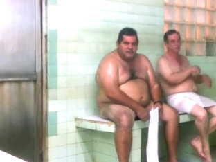 horny in shower, gym, sauna 6