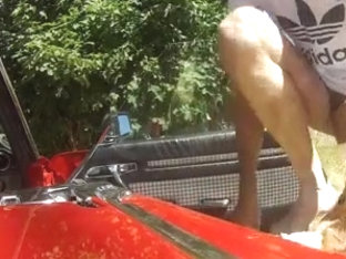 92 FREEBALLING TIGHT SHORTS COCK OUT AT HENLEY