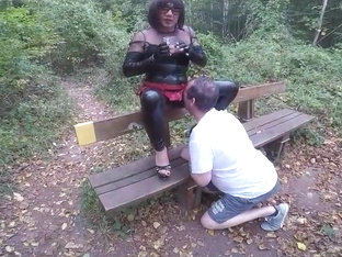 public slave exhibition in forest