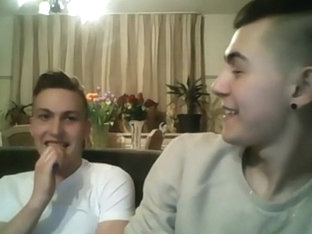 Romanian Italian Boys Have Fun On Webcam