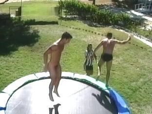 Julian Rios Nude Trampoline