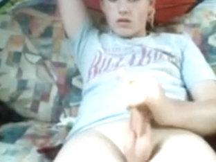 German Cute Boy Fingering His Big Smooth Ass,Nice Cock