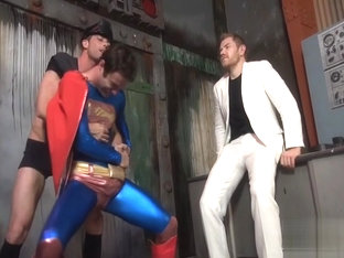 Superman double teamed