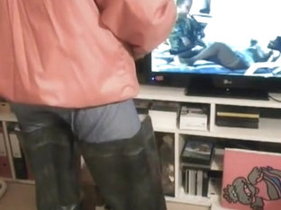 nlboots - editing in waders & ptt rain jacket
