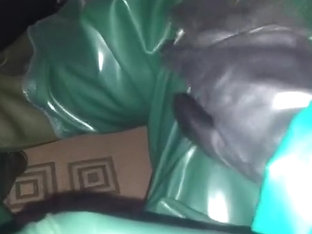 Cumming in my favourite PVC waders