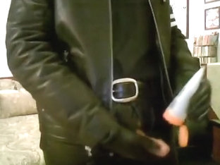 Leather Panties Jerk-off Part One