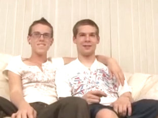 Twink gets his bum fucked by a horny gay hunk