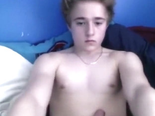 Hot Sexy Young Smooth Blond Wank And Cum