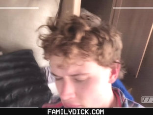 FamilyDick - Tatted Daddy Slams His Prankster Boy Hole