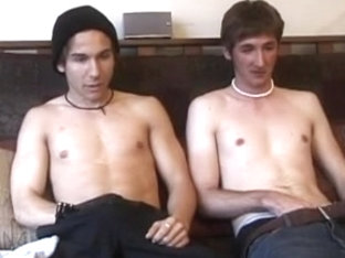 Anal sex action in twink gay porn