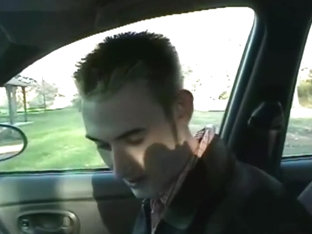 Quick blowjob in car