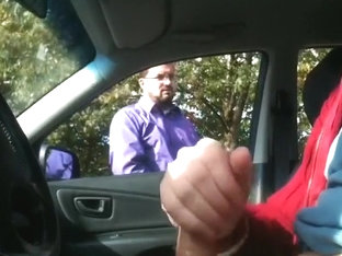 Jerking off in public