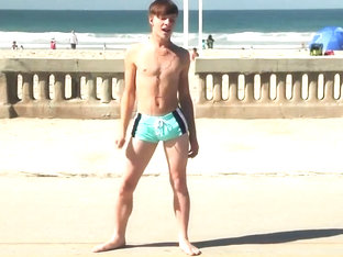 Dancing Boy on the Beach