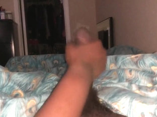 GETTING MY BIG BLACK DICK JACKED FROM MY MANAGER + SUPER ZOOM CUMSHOT AT EN