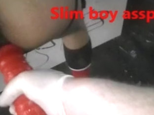 Slim boy assplay