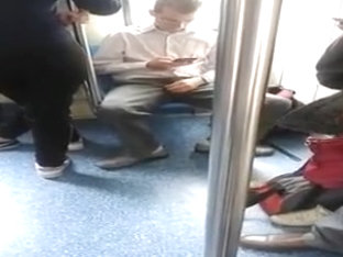 man masturbates on metro train