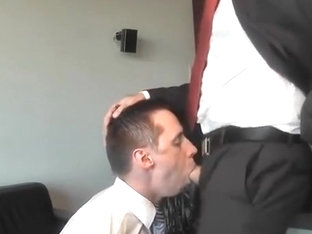 Business Man Face Fucking BJ - w/ Huge Facial