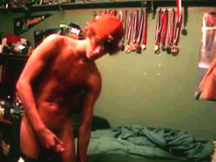 Touching my cock in a gay manner