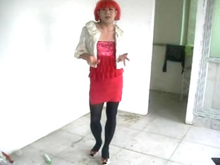 Chinese hot crossdresser